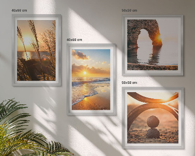 Mur de tableaux Paysages tranquilles de la plage du soleil