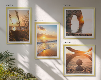 Mur de tableaux Paysages tranquilles de la plage du soleil