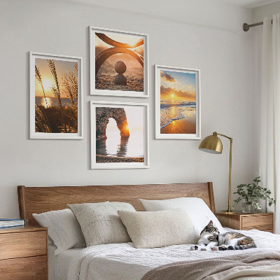 Mur de tableaux Paysages tranquilles de la plage du soleil