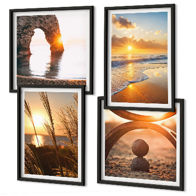 Mur de tableaux Paysages tranquilles de la plage du soleil