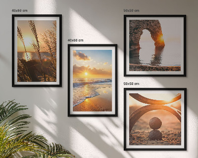 Mur de tableaux Paysages tranquilles de la plage du soleil