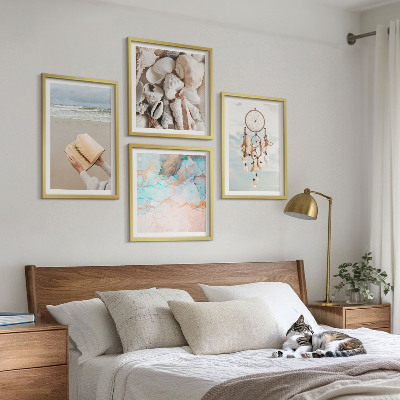 Mur de tableaux Livre bohème sur les coquillages