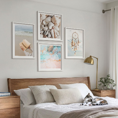 Mur de tableaux Livre bohème sur les coquillages