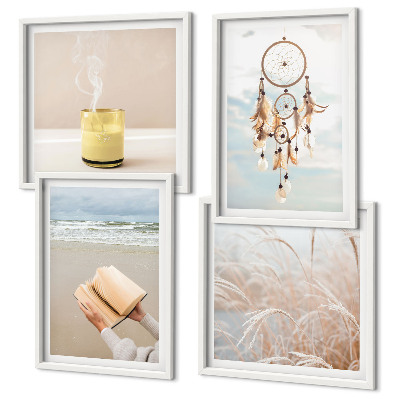 Mur de tableaux Paysages d'été style bohème