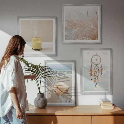 Mur de tableaux Paysages d'été style bohème