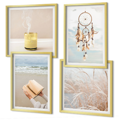 Mur de tableaux Paysages d'été style bohème
