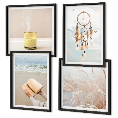 Mur de tableaux Paysages d'été style bohème