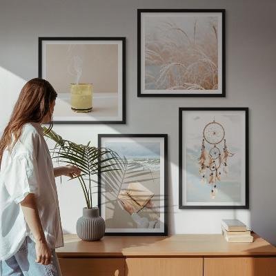 Mur de tableaux Paysages d'été style bohème