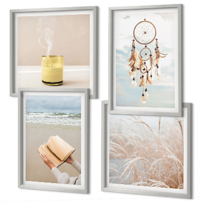Mur de tableaux Paysages d'été style bohème