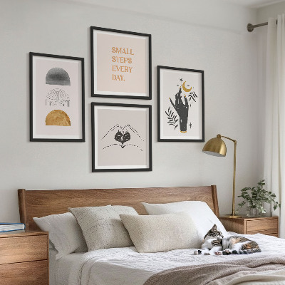 Mur de tableaux Illustrations bohèmes minimalistes