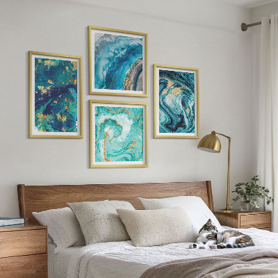Mur de tableaux Abstractions de peinture décorative