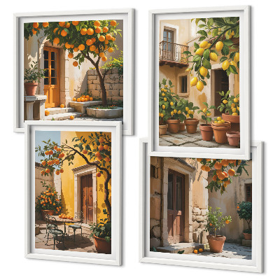 Mur de tableaux Agrumes au soleil