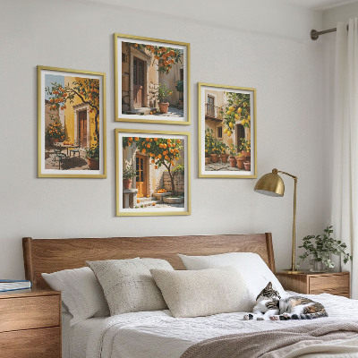 Mur de tableaux Agrumes au soleil