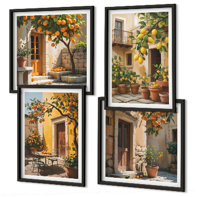 Mur de tableaux Agrumes au soleil