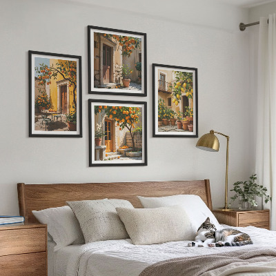 Mur de tableaux Agrumes au soleil