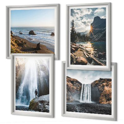 Mur de tableaux Cascades, montagnes, paysages, nature