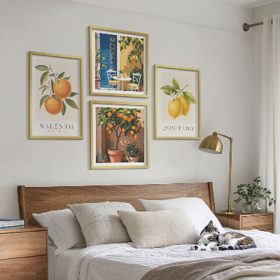 Polyptyque z cadres Citrons et oranges d'amalfi