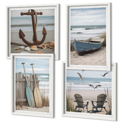 Mur de tableaux Plages d'été, paysage marin