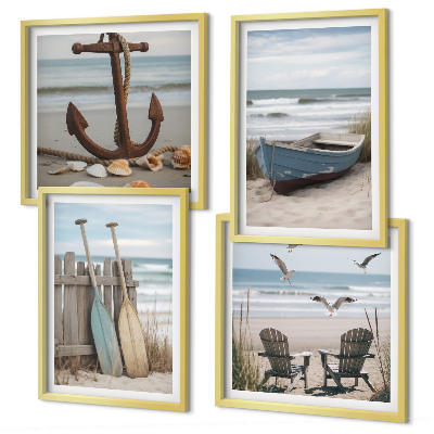 Mur de tableaux Plages d'été, paysage marin