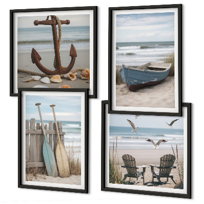 Mur de tableaux Plages d'été, paysage marin