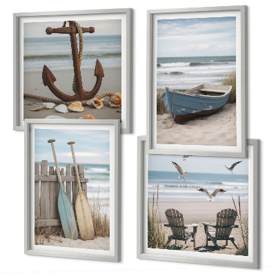 Mur de tableaux Plages d'été, paysage marin