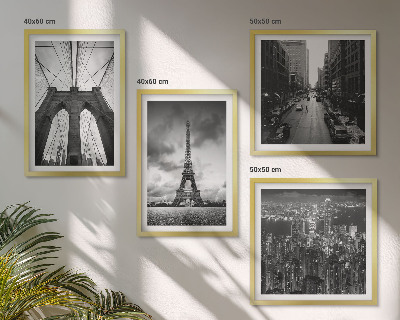 Polyptyque z cadres Tours de pont monochromes