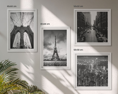 Polyptyque z cadres Tours de pont monochromes