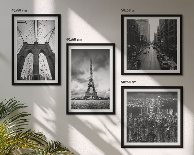 Polyptyque z cadres Tours de pont monochromes
