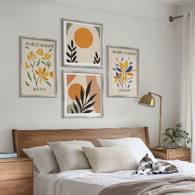 Polyptyque z cadres Affiches florales paris milan
