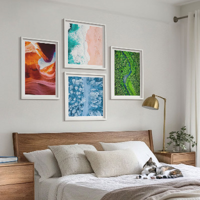 Mur de tableaux La verdure du canyon aquatique en hiver