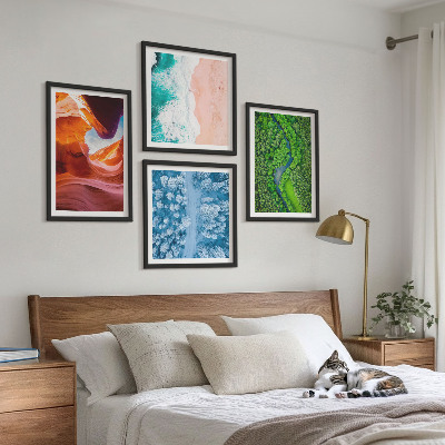 Mur de tableaux La verdure du canyon aquatique en hiver