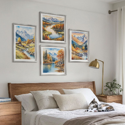 Mur de tableaux Paysages d'automne de la nature