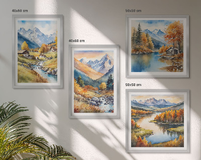 Mur de tableaux Paysages d'automne de la nature
