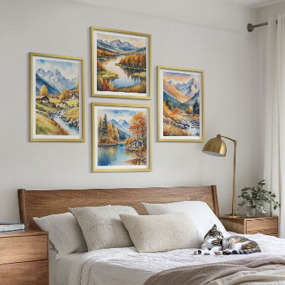 Mur de tableaux Paysages d'automne de la nature