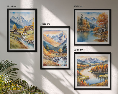 Mur de tableaux Paysages d'automne de la nature