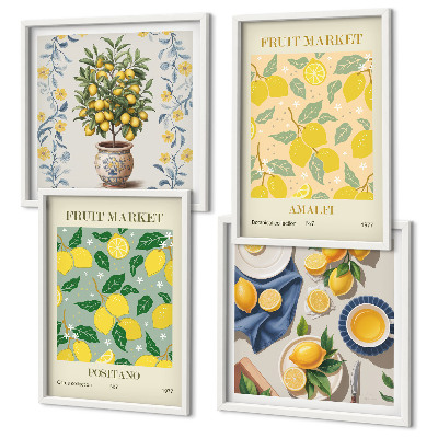 Mur de tableaux Agrumes, fruits d'italie