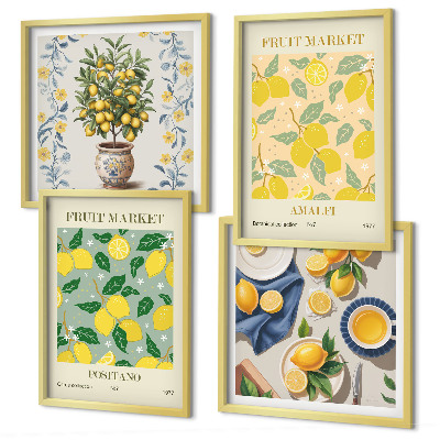 Mur de tableaux Agrumes, fruits d'italie