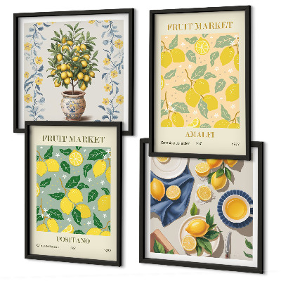 Mur de tableaux Agrumes, fruits d'italie