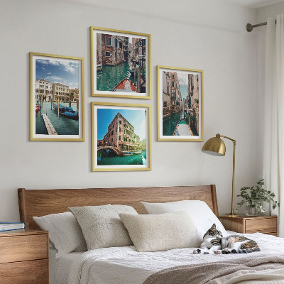 Mur de tableaux Architecture des canaux de venise