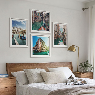 Mur de tableaux Architecture des canaux de venise
