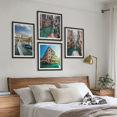Mur de tableaux Architecture des canaux de venise