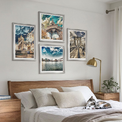 Mur de tableaux Les ponts à tours des villes européennes