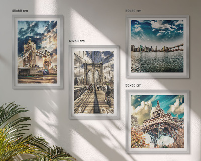 Mur de tableaux Les ponts à tours des villes européennes