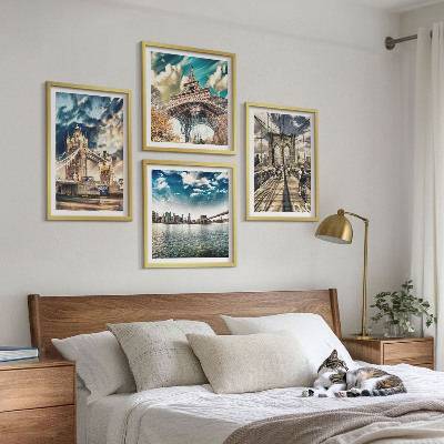 Mur de tableaux Les ponts à tours des villes européennes