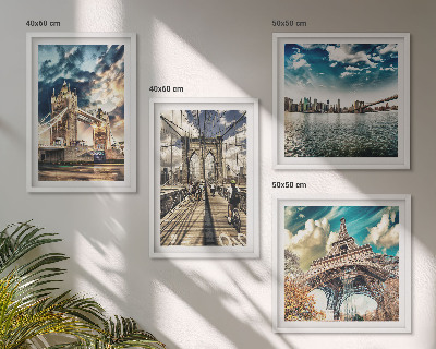 Mur de tableaux Les ponts à tours des villes européennes