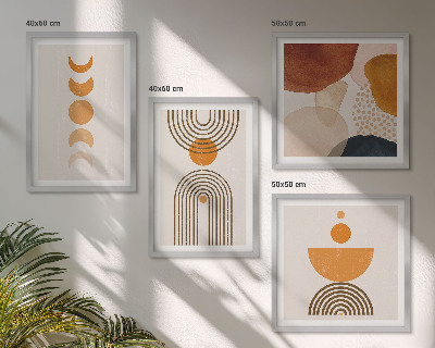 Polyptyque z cadres Décorations bohèmes minimalistes