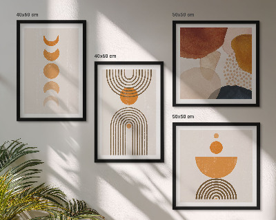 Polyptyque z cadres Décorations bohèmes minimalistes