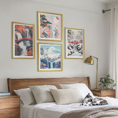 Mur de tableaux Paysages de montagne et cascades