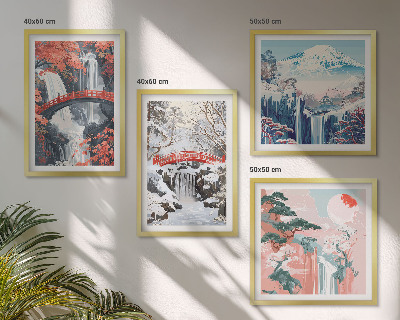 Mur de tableaux Paysages de montagne et cascades