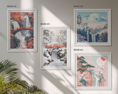 Mur de tableaux Paysages de montagne et cascades